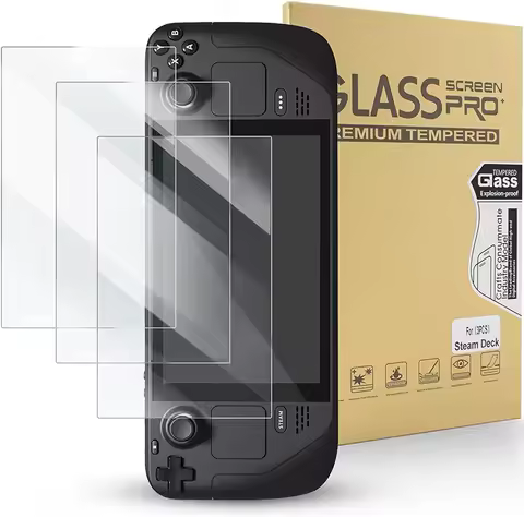 1/2/3pcs 9H Screen Tempered Glass Protector for Steam Deck 2022 Tempered Glass Protective Screen for Steam Deck