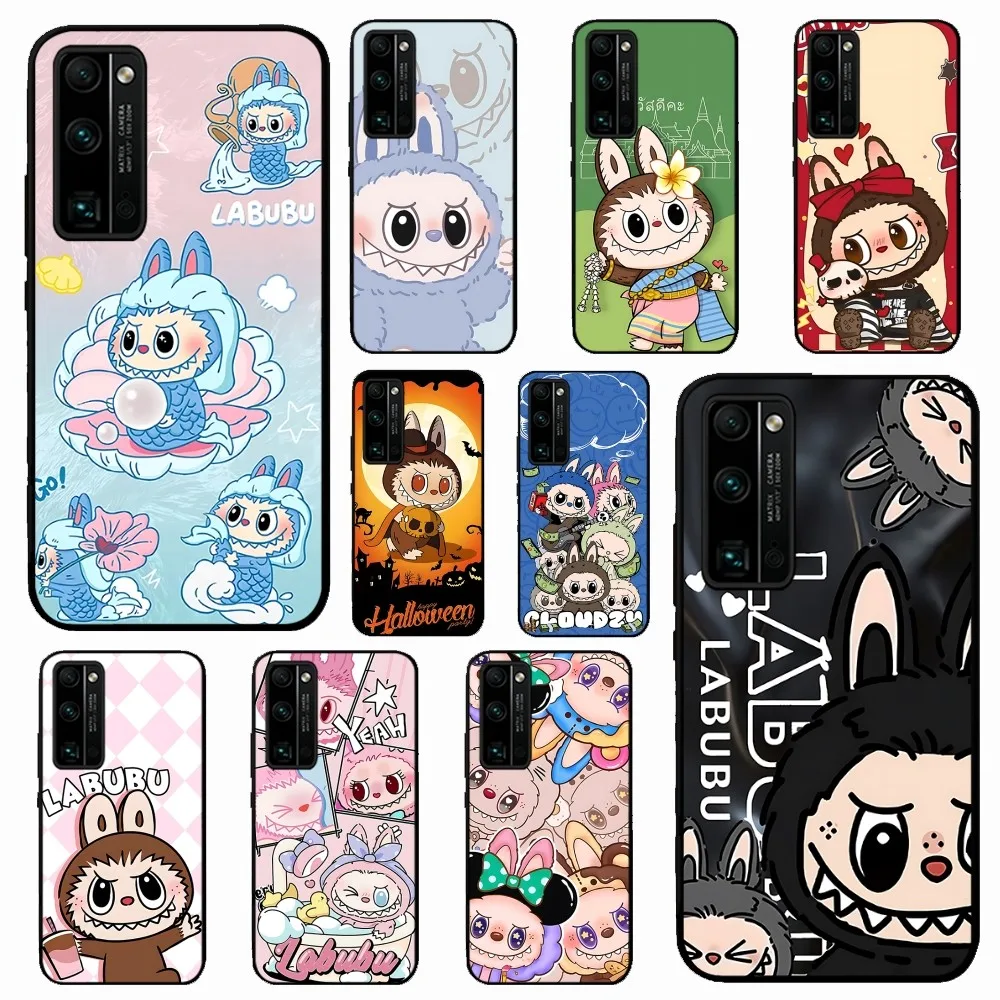 

Cute L-Labubu Phone Case For Huawei Honor 10 Lite 9 20 7A 9X 30 50 60 70 Pro Plus Soft Silicone Cover