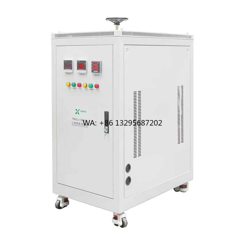 

Customizable 50kva TSGC2J Three-Phase Isolation Variac Transformer 380V 50HZ Adjustable Voltage Regulator 0-650V Range