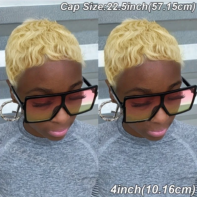 Corte lutin 27 colores 4 pulgadas 150% densidad hecha a máquina pelucas de cabello humano en capas cortas y rectas para mujeres peluca remy de uso diario