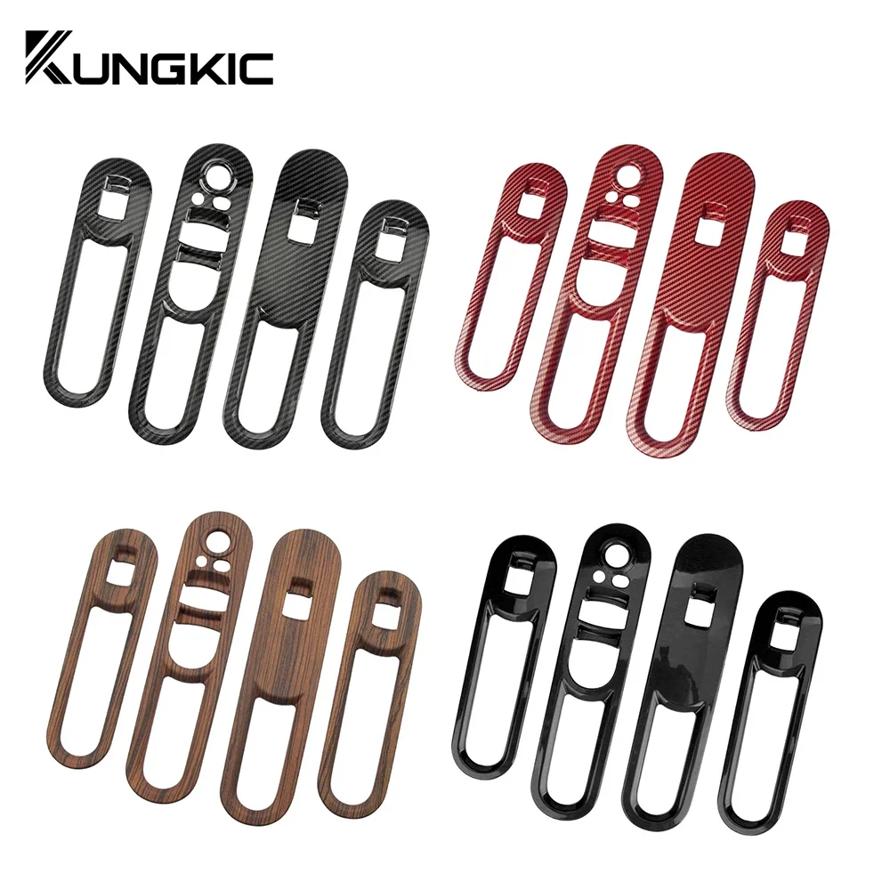 ABS 4pcs set for MINI Cooper Countryman F60 Window Lift Switch Panel Frame Cover Trim Interior Sticker Accessories Decoration