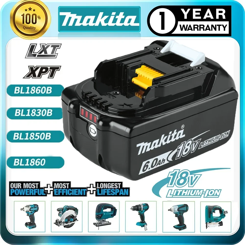 

18 в Makita BL1850 сменная батарея для Makita BL1830B BL1850B BL1850 BL1840 BL1860 BL1815 литий-ионная аккумуляторная батарея