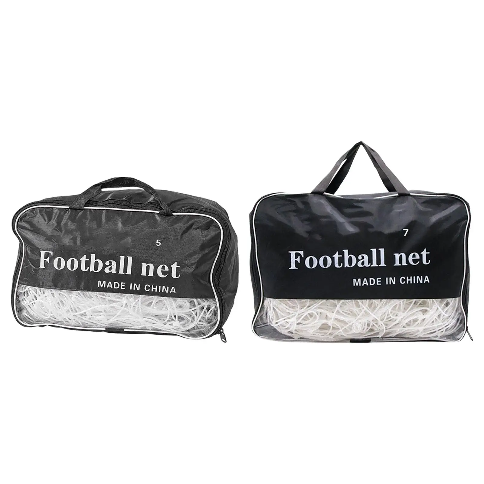 

Soccer Net Multi Strand Weave Uniform Grid with Bag Practical Replacement for Park Adults Intermediate Advanced Players Training