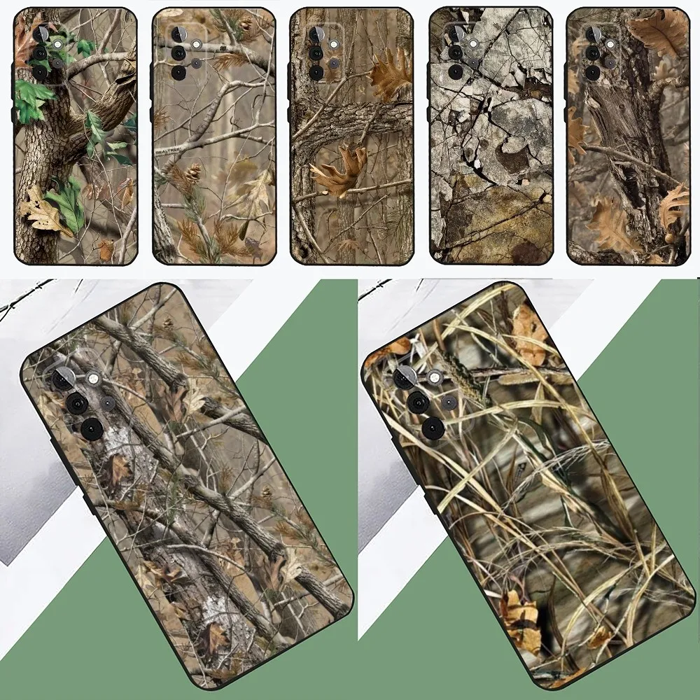 Camouflage Hunting Phone Case For SamsungS24,23,22,21,S20 ,Pro10,S30Plus,S9,20lite Ultra Black Cover