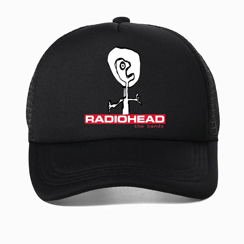 Radiohead hat Men Vintage Classic Baseball cap North America Tour Rock Boy Hip Hop Unisex Mesh Trucker Caps Casquette Gorras