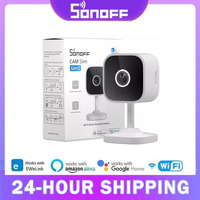 SONOFF CAM Slim Gen2 WiFi Smart Home Security Camera 1080P HD Motion Detection Two-way Audio Night Vision Support Alexa Google