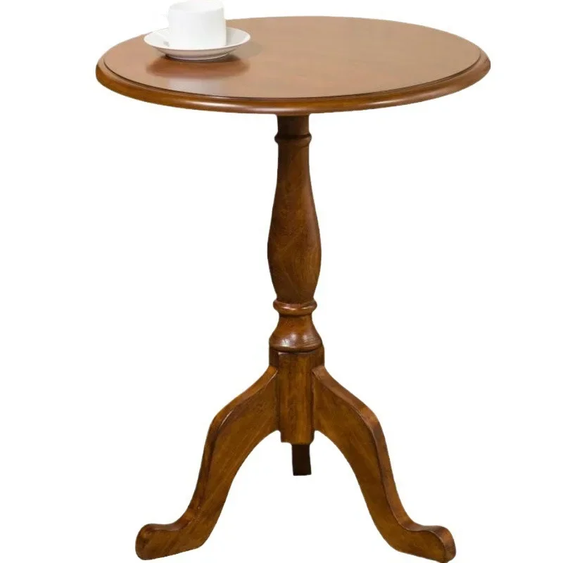 

Simple round table small round table American coffee table small round