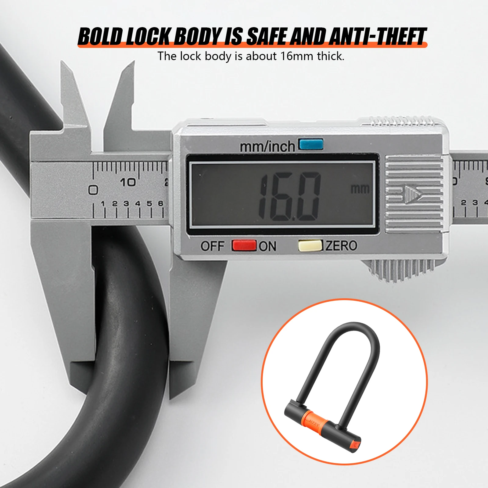 กุญแจล็อคจักรยานแบบ U แข็งแรง - U Lock Heavy Duty บทวิจารณ์และราคา