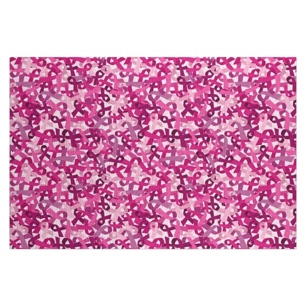 

National Breast Cancer Awareness Month Jigsaw Puzzle Customized Gifts For Kids Christmas Gifts Wooden Jigsaws For Adults Puzzle