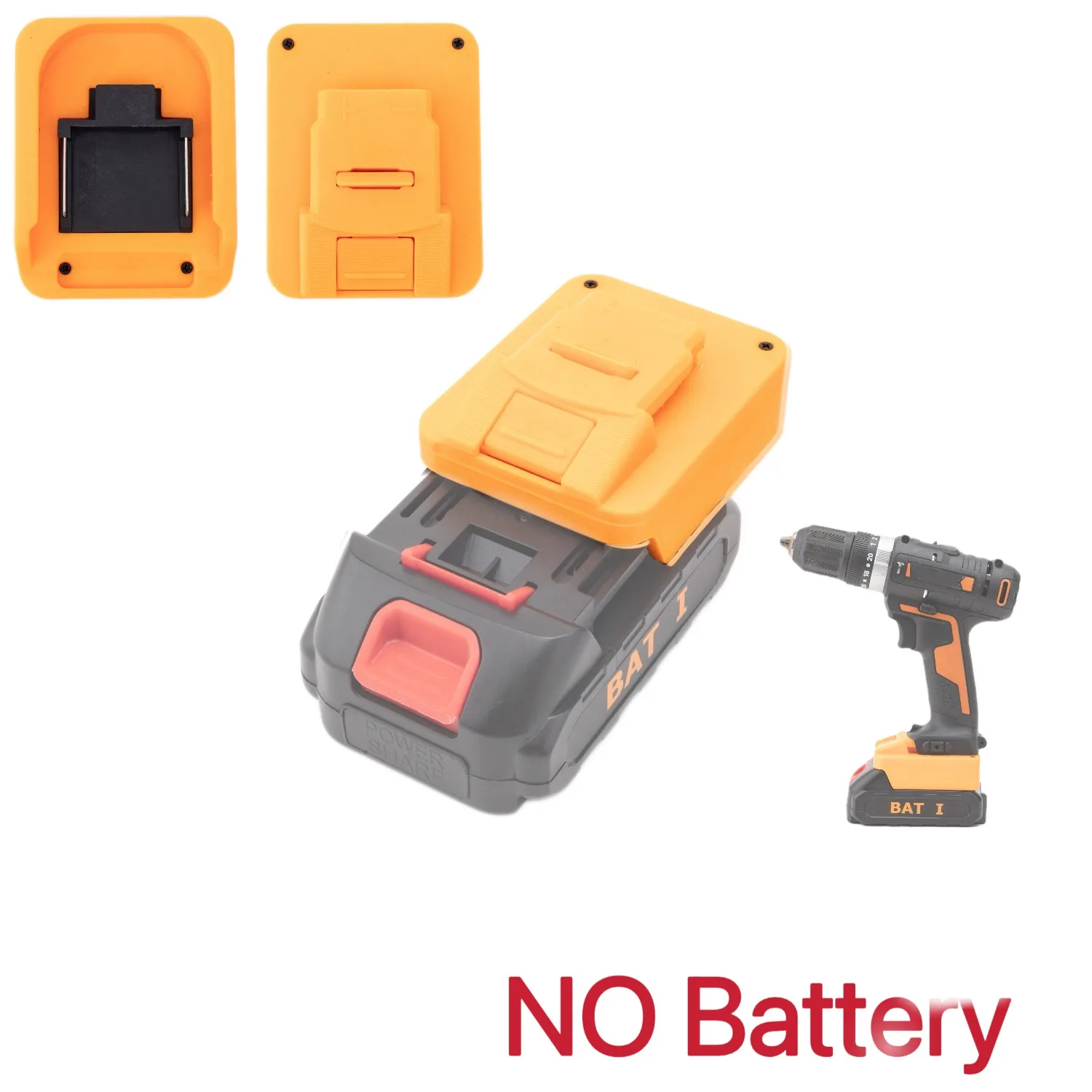Electric Power Tool Adapter Converter Battery Adapter for Makita 18V Convert  To for WORX-4PIN Li-ion Battery Adapter Tool