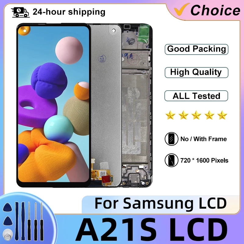 For Samsung Galaxy A21S LCD Display A217 LCD SM-A217M/DS Touch Screen Digitizer For SM-A217F/DS Display SM-A217F/D Replace Parts