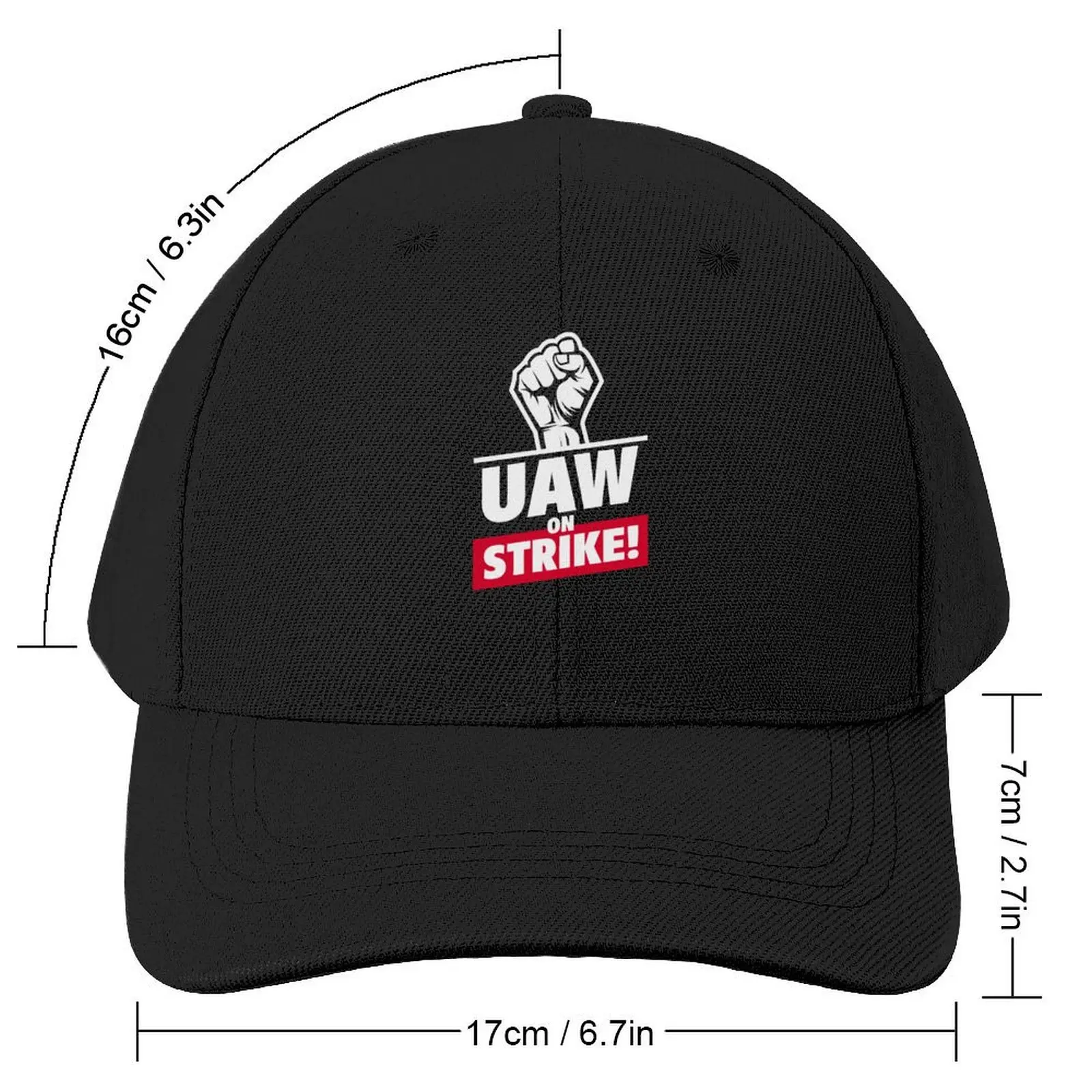 UAW On Strike United Auto Workers Rally Baseball Cap party Hat Fluffy Hat |-F-| tea Hat Men Luxury Brand Women's