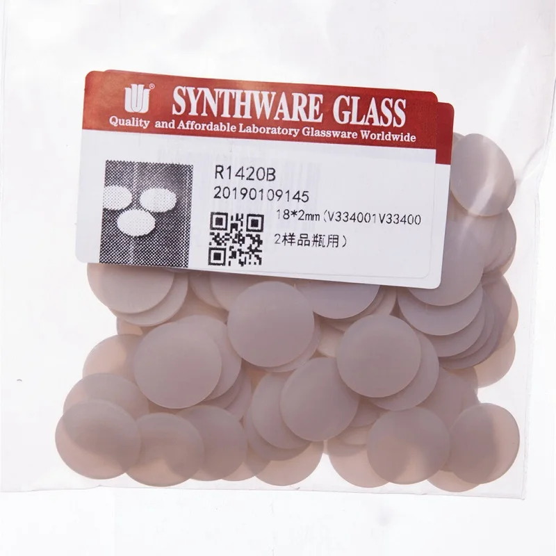 

Gasket for 20-400 threaded cap, One side PTFE, Other side white silicone, 100 pieces/pack, R1420B