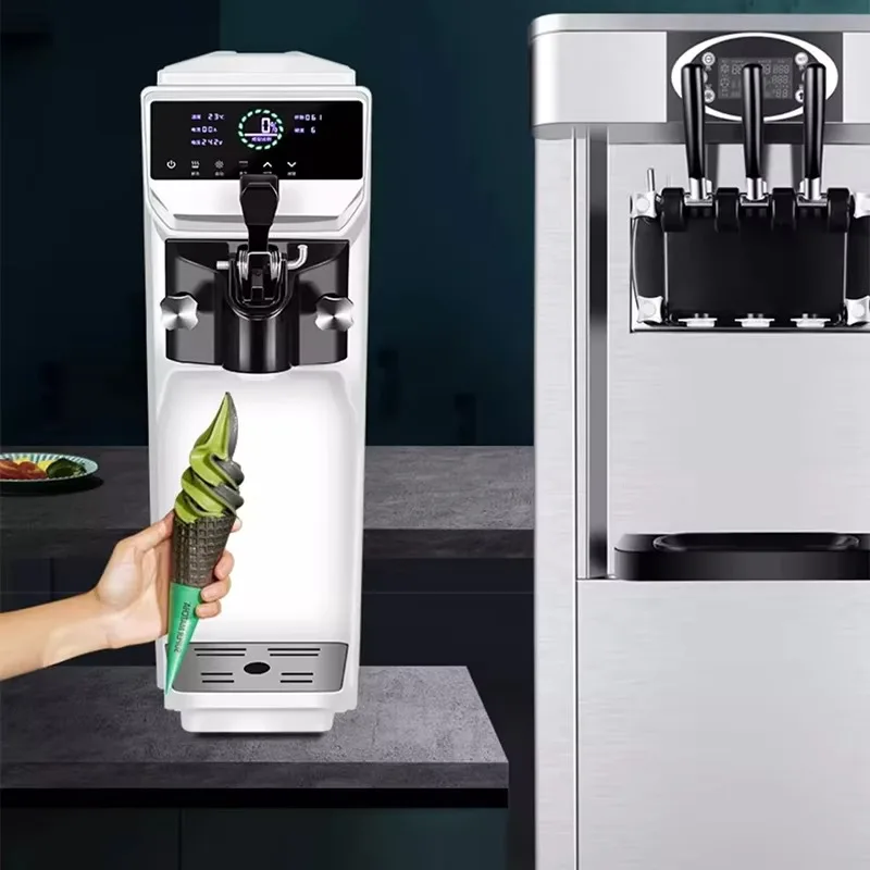 

2026Commercial small energy-saving ice cream machine New product mini soft ice cream machine SKF-AT1016 13L/H