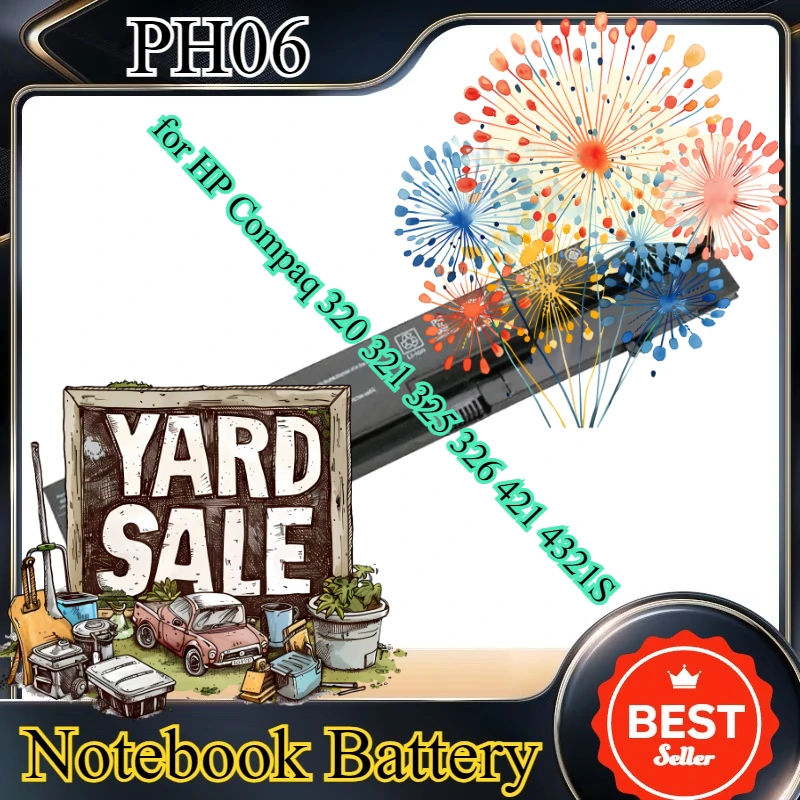 

PH06 Laptop Battery for HP Compaq 320 321 325 326 421 4321S