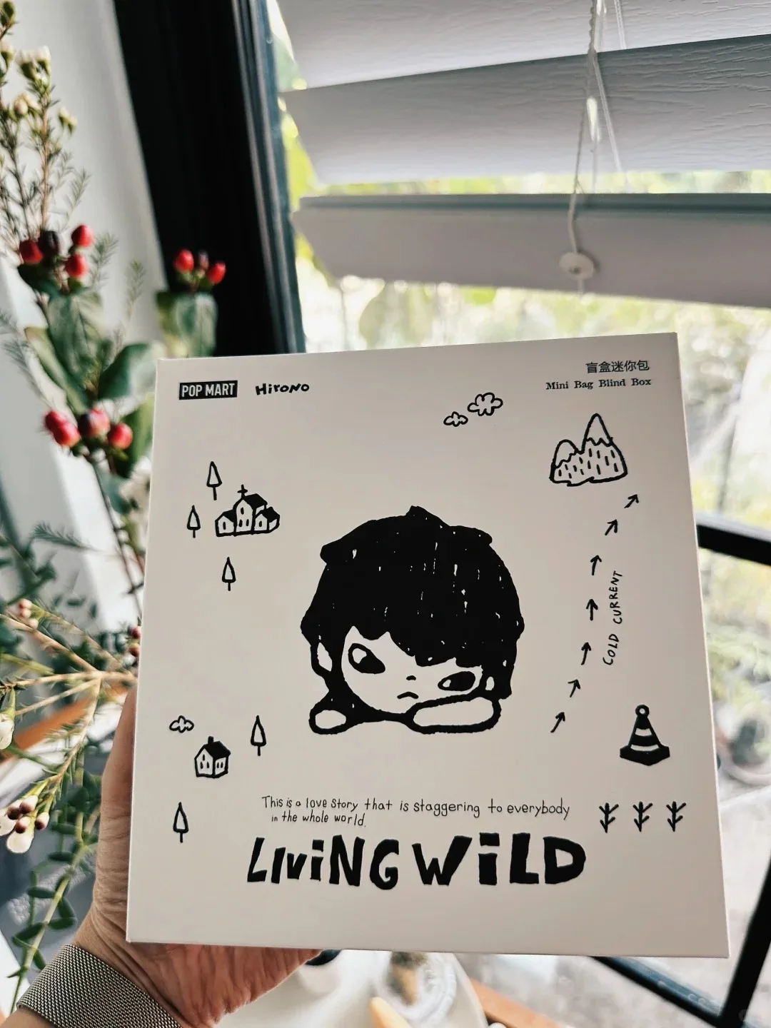 

Pop Mart Hirono Living Wild Mini слепая коробка, модная серия, милые и изысканные декоративные игрушки, коллекция сюрпризов, подарки