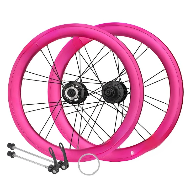 

20 inch 406/451 wheel group folding car large knife ring wheel hub disc brake/V brake 5 Peilin 120 ring