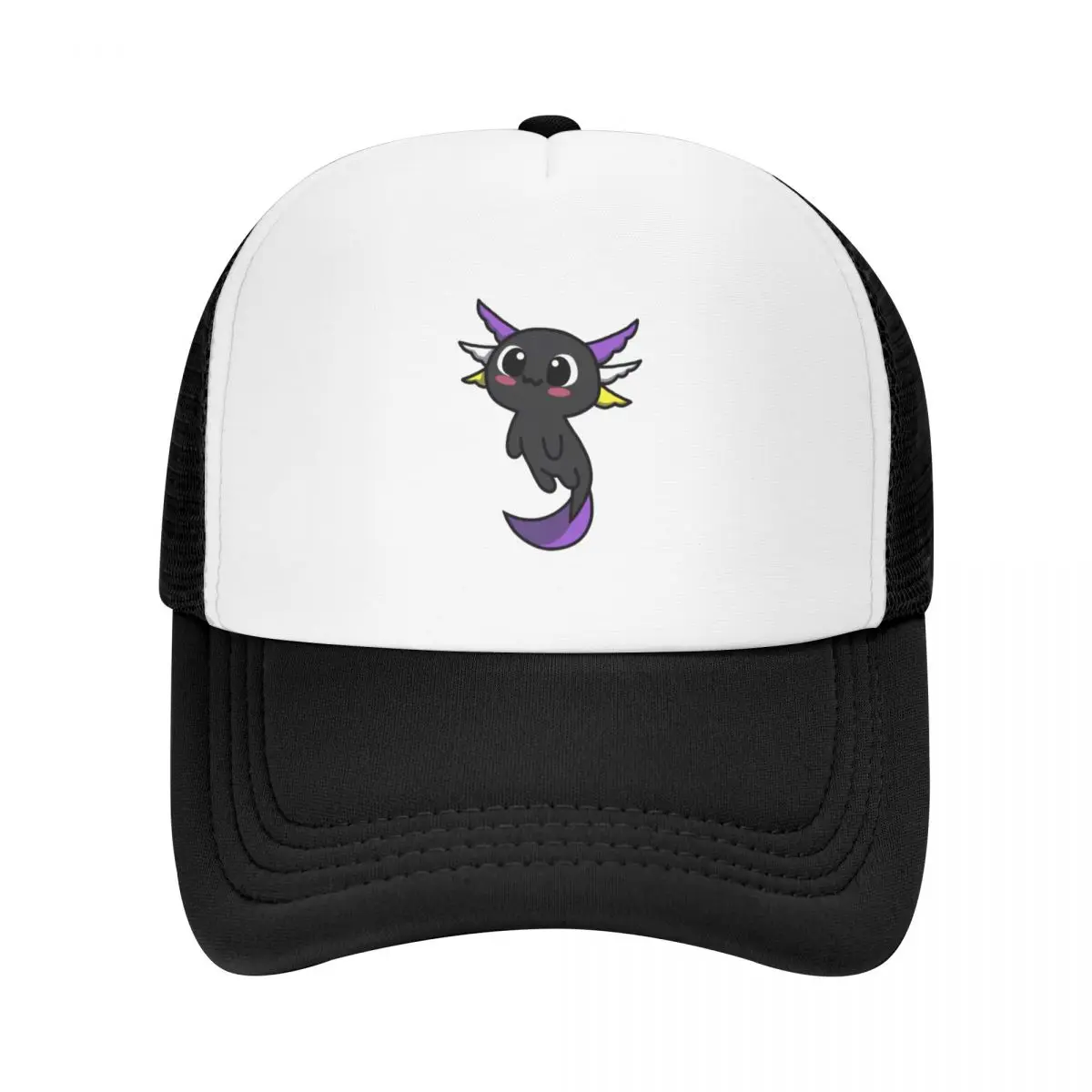 قبعة بيسبول Pride Axolotl-Nonbinary Sunhat قبعة جولف فاخرة للرجال والنساء
