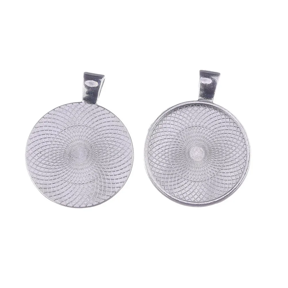 Alloy Pendant Trays 48 Piece DIY Jewelry Making Set for Necklaces Bracelets Earrings Keychains Anklets