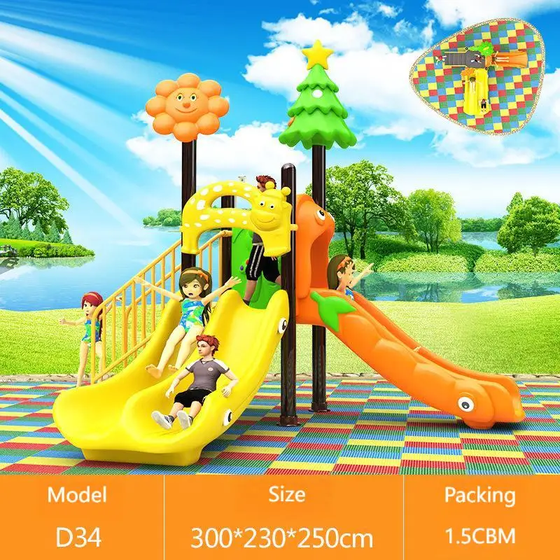 Best Selling Plastic Water Slide Swing Castle Steel Vinyl Residential Custom Children's Outdoor Playground Equipment Park Slide