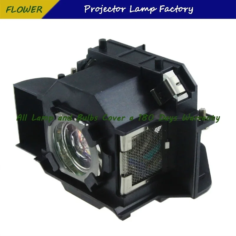エプソン用ハウジング付きプロジェクターランプ,elp34,v13h010l34,epson EMP-62, EMP-62C, EMP-63, EMP-76C, EMP-82, EMP-X3,新品