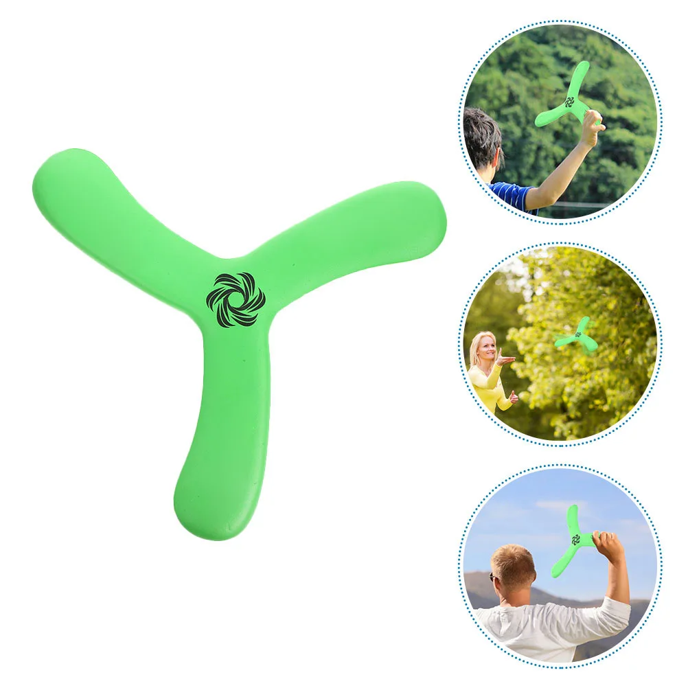 2-teiliges Bumerang Boomarang interaktives fliegendes Spielzeug im Freien, lässig, für Kinder, Sportspielzeug, Eva-Kind