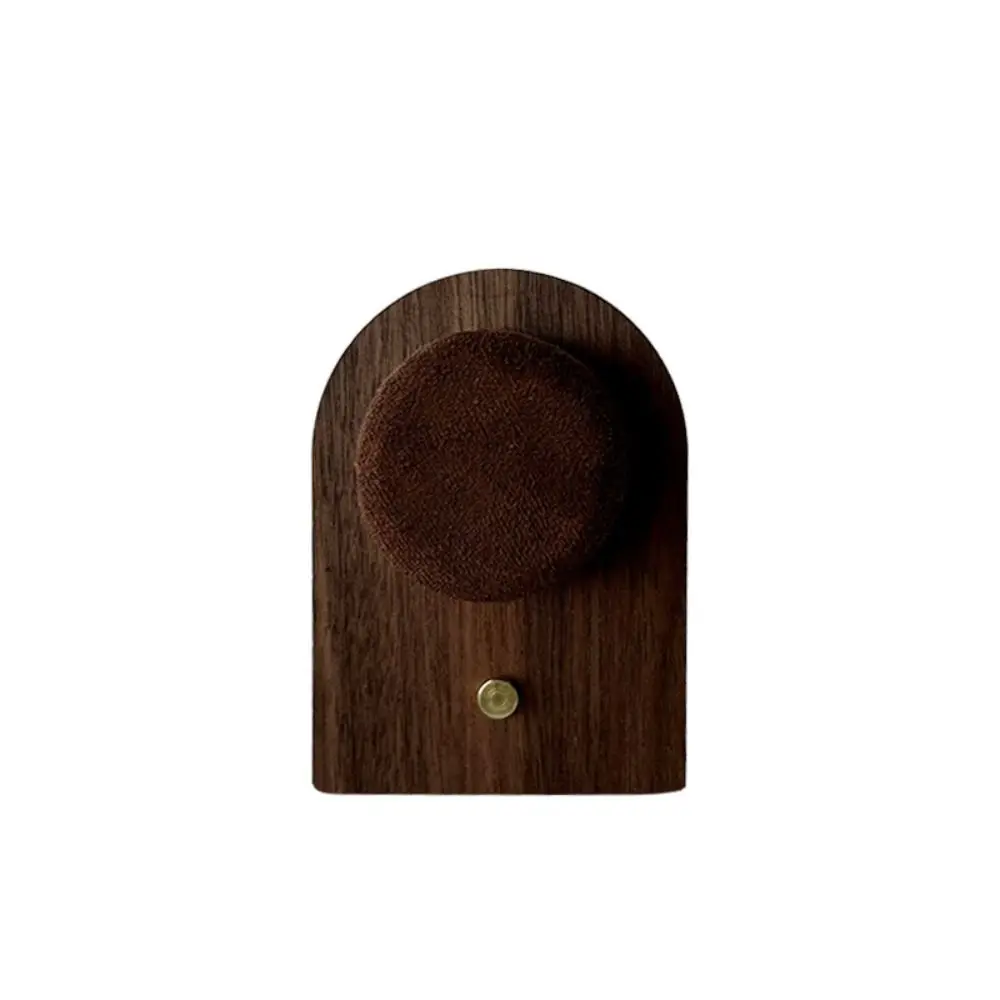

Simple Walnut Wood Bracelet Tray Necklace Organizer Jewelry Display Stand Ornaments Storage Case Hand Jewelry Holder Women