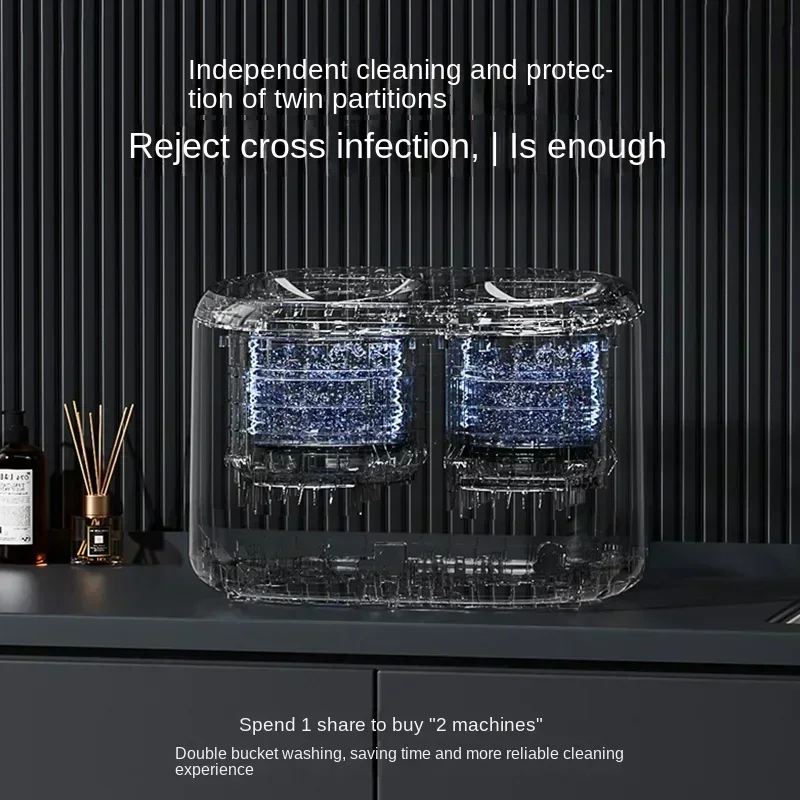 OPING underwear mini washing machine automatic household small sock washing machine high temperature boil washing