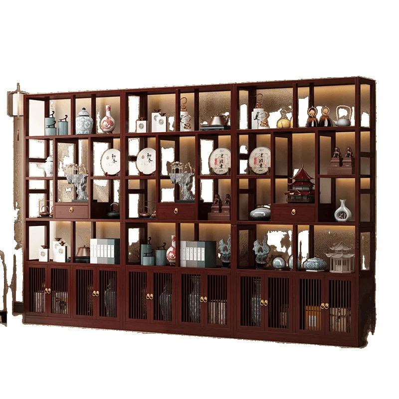 

Household Bogu rack, new Chinese tea cabinet rack, tea rack ornament display cabinet