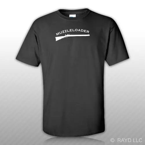 Muzzleloader T-Shirt Tee Shirt S M L XL 2XL 3XL Cotton�gun powder black   High Quality 100%Cotton Short Sleeve