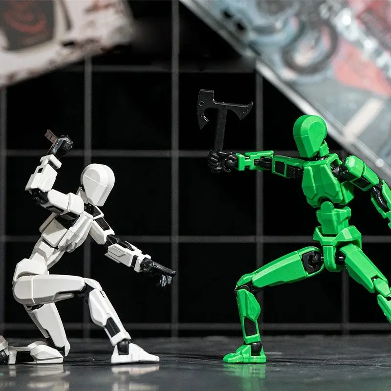 2025 جديد 10 شخصيات الحركة 10 الشكل ثلاثية الأبعاد مطبوعة متعددة المفاصل المنقولة عمل 10 ألعاب شخصيات الحركة هدايا للأطفال #5