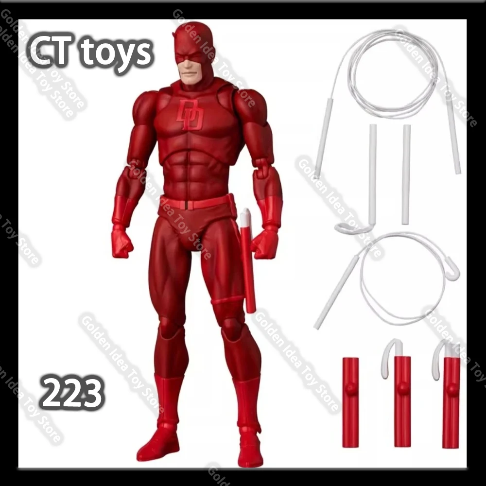 

Ct Toys Daredevil Figure Mafex 223 Comic Version SHF Anime Action Figure Figurine Statue Model Custom Gifts Kids Birthday Toys