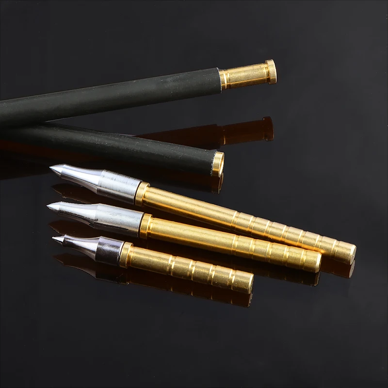 12pcs Arrow Insert 38/50/100/150/200/250/300/350 Grains Copper for ID6.2mm OD7.6mm Carbon Shaft Bob-Weight Bow Hunting Archery