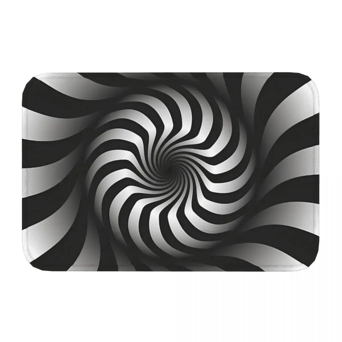 Trippy Twister Optical Illusion Anti-Slip Rug Doormat Living Room Mat Hallway Carpet Welcome Decorative