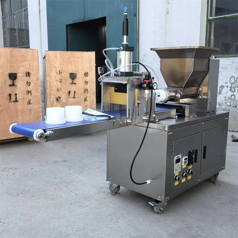 

Commercial Electric Tabletop Bread and Pizza Dough Splitter Automatic Ball Sweet Cutting Bread 220V Motor