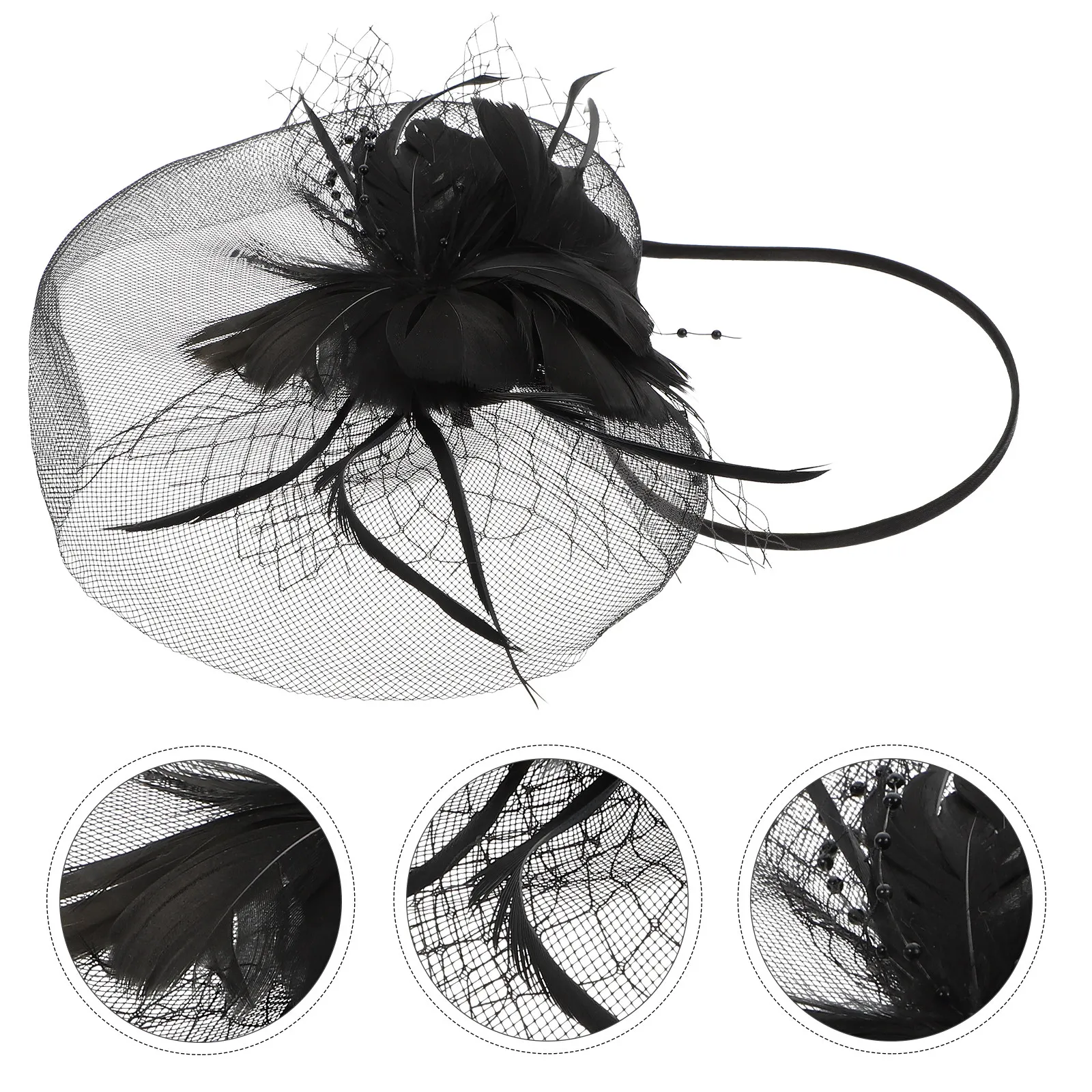 

1 шт. праздничный ободок для волос, головной убор для Хэллоуина, из премиального марлевого материала, с забавным жутким дизайном, для вечеринок, карнавалов, розыгрышей, фотосессий