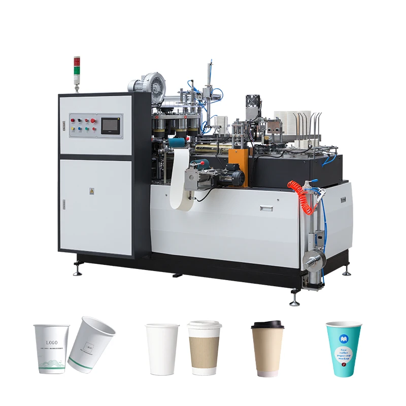 Fully Automatic Double Wall  Paper Machine for Coffee Cup High Speed China Factory Tea Cup Automatic Cup Forming Machine