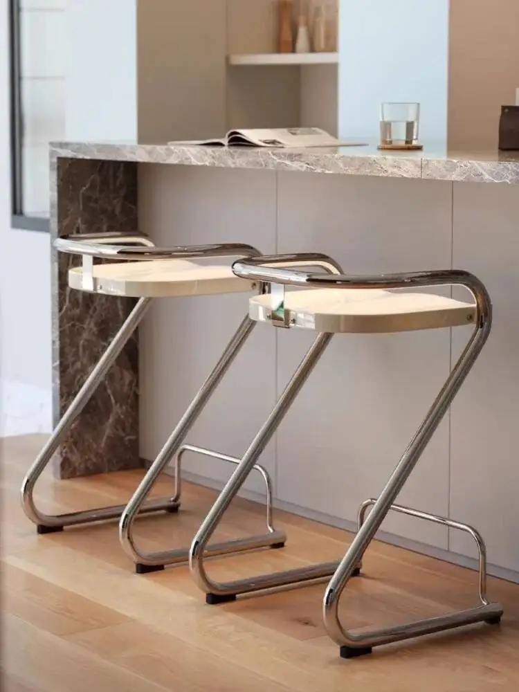 

Домашний свет, роскошный остров, современный минималистичный барный стул для отдыха, простой стул, креативный стул для кафе-бара, высокий стул