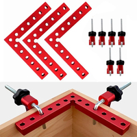 90 Degrees L-Shaped Auxiliary Fixture Splicing Board Positioning Panel Fixed Clip Carpenter's Square Ruler Woodworking Tool