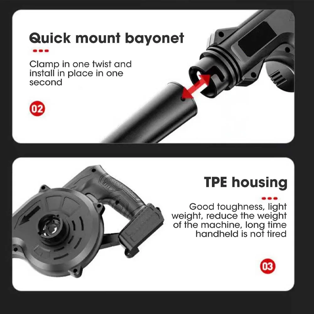 2 في 1 21 فولت اللاسلكي منفاخ الهواء الكهربائي شفط ورقة الكمبيوتر منظف الغبار جامع أدوات كهربائية لبطارية ماكيتا