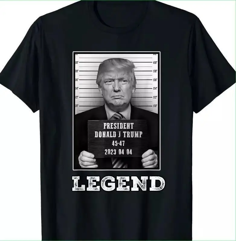 Donald Trump Legend Mug Shot  Free Trump 2024  support Trump T-Shirt S-5XL