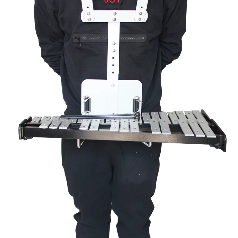 32 Tone Aluminum Plate Xylophone, Orff Instrument, High Pitch Performance, Portable Carrying Case, Percussion Musical Toy