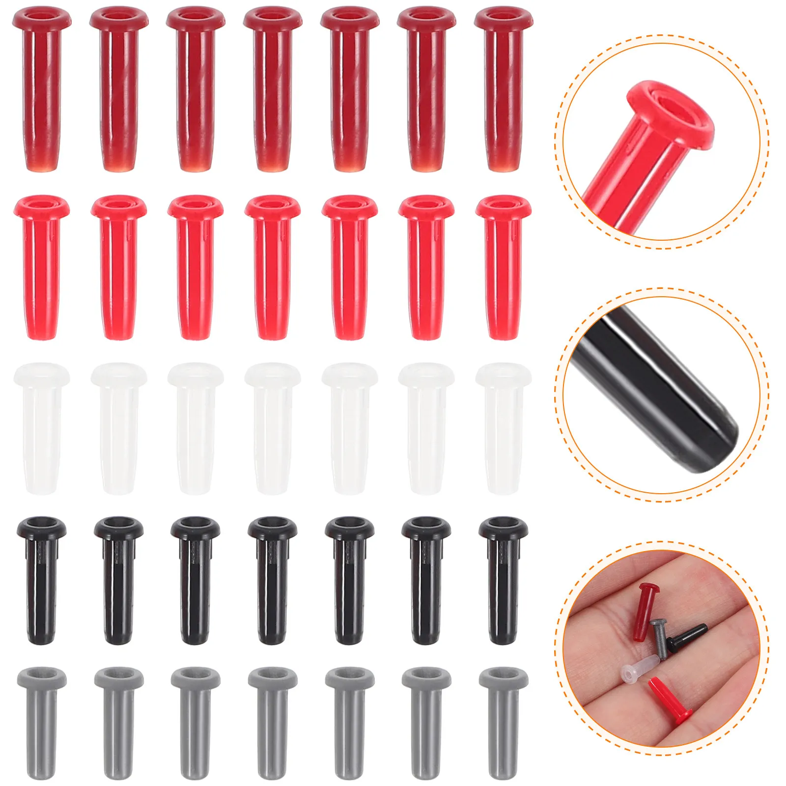 

1 упаковка защитных трубок для струн ракеток, нейлоновые стабильные протекторы для лески, защита для шнура бадминтонной ракетки, аксессуары для ракеток