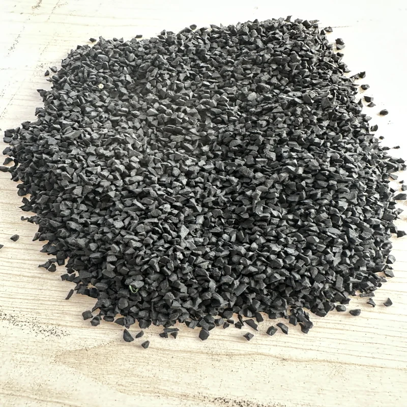 

1-3mm Black SBR Rubber Football Grass For Outdoor Sports Flooring Easy Installation Waterproof Fireproof For School Grounds