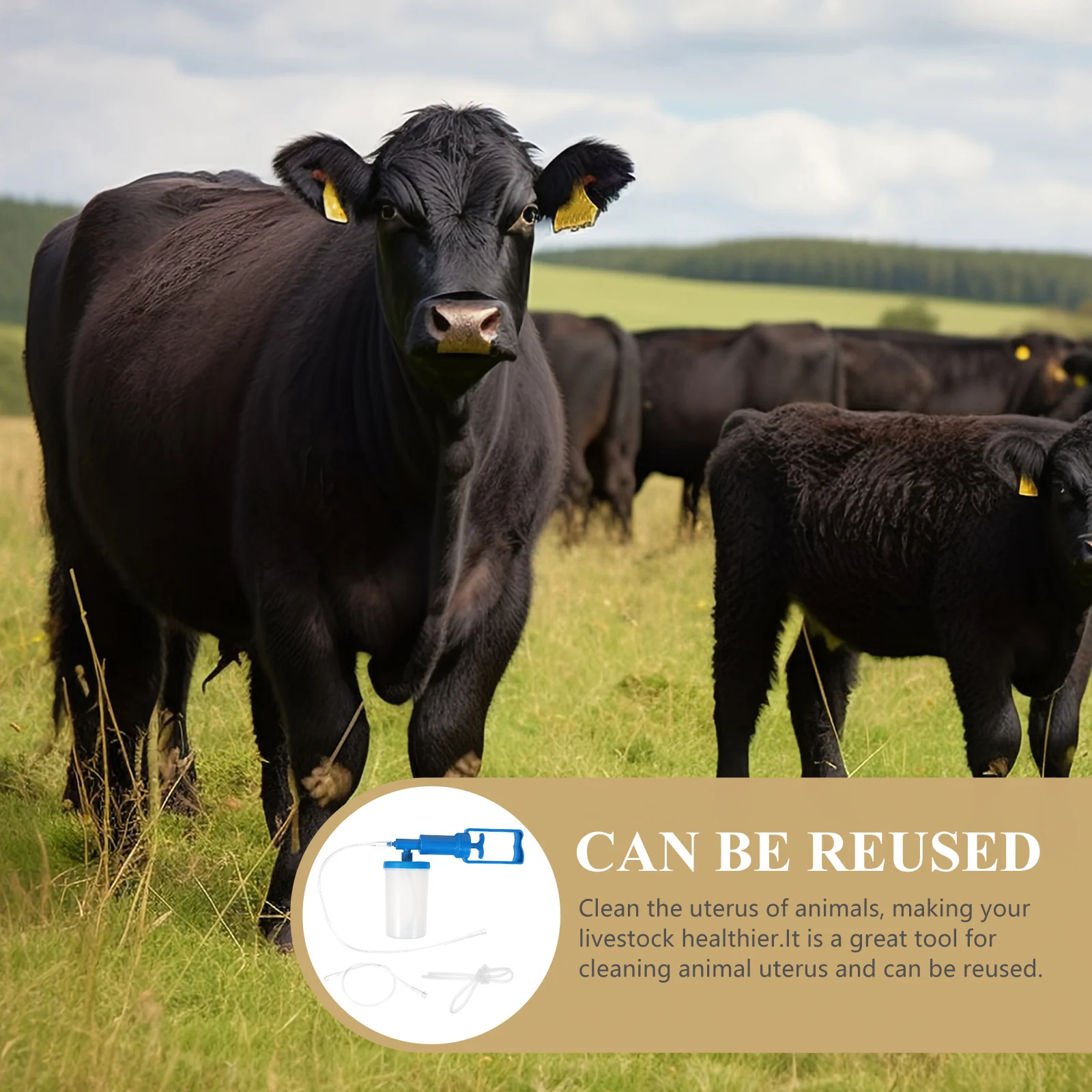 

Uterus Cleaning Machine for Livestock Animals High Efficient Uterine Washer Large Capacity Practical Farm Tool