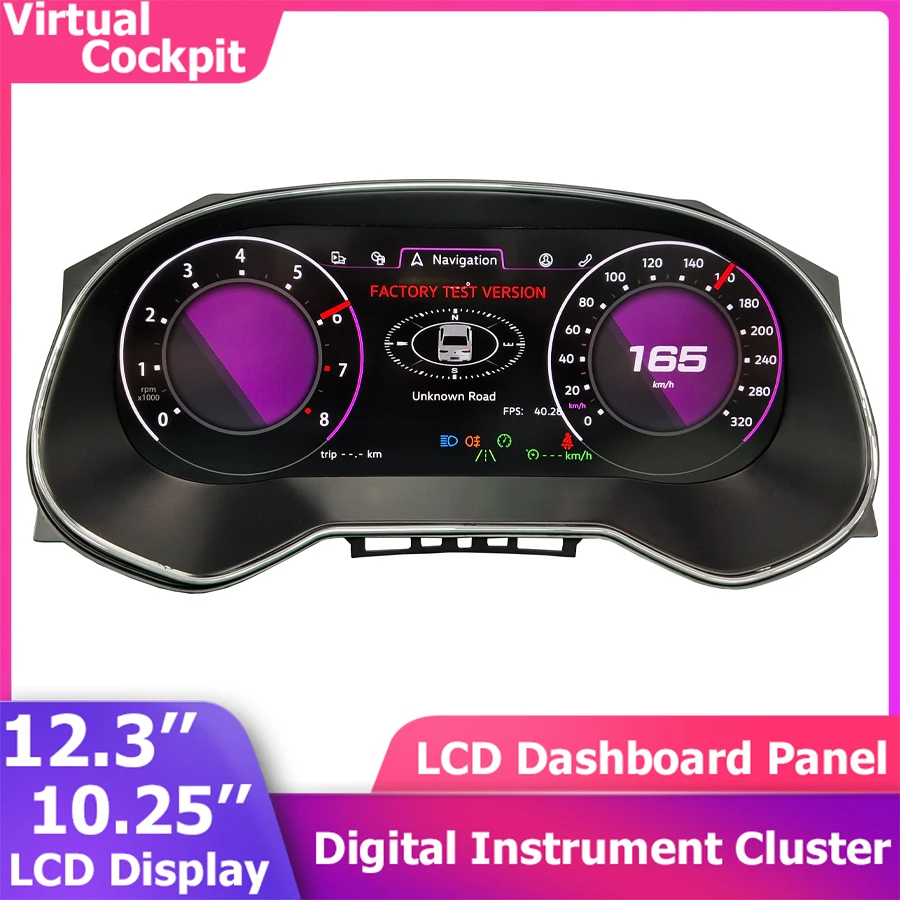 

Digital Dashboard Panel Instrument Gauge Cluster For SEAT Leon 5F 2013-2018 Speedometer Virtual Cockpit Odometer HDMI