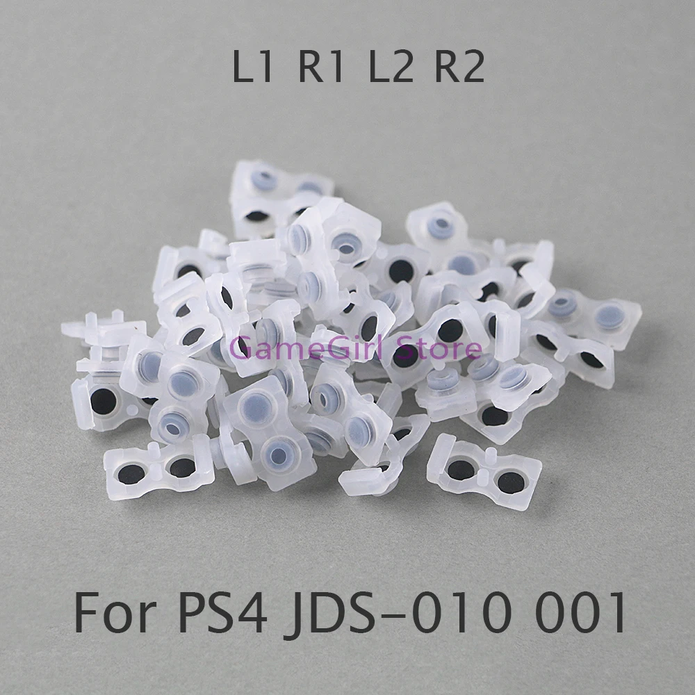 

1000pcs For PlayStation 4 PS4 JDS-010 001 011 Silicone Conductive Rubber L1 R1 L2 R2 Button Pad