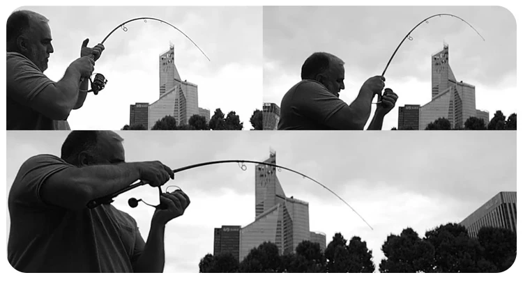 PURELURE SHARPEN Travel Soft Lure Long Spinning and Casting XF/MF Action Rods FUJI Components Bass Pike Rod Angelrutenrolle – Detail 7