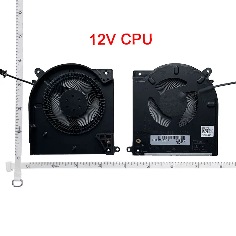 Nowy wentylator chłodzący CPU GPU do laptopa DELL Alien Alienware M15 R3 M15 R4 P69F/Alienware 15 R3 RTX 0H0YNP 0D1X38 0TG9V0 DC 12V