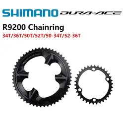 Shimano DURA-ACE R9200 Chainring For FC-R9200 FC-R9200-P Road Bike Crankset Chainwheel 34T/36T/50T/52T/50-34T/52-36T Original